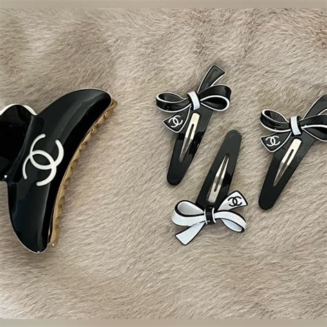 chanel hair claw clip|chanel accessory.